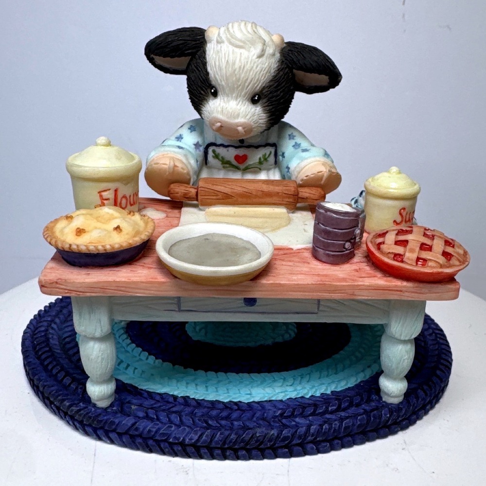 Enesco Mary's Moo Moos Figurine OS Multicolor Excellent Happiness Is Homemade